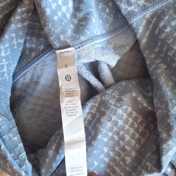 💫SALE💫 Lululemon Align Pant 28" *Engineer Print City Camo Silver Drop sz 10 - Picture 7 of 9